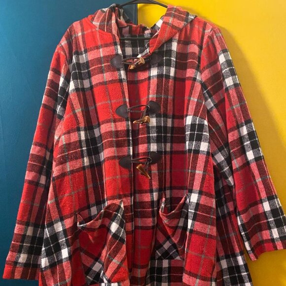 Hooded Flannel Jacket - Picture 1 of 2